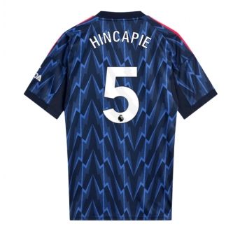 Arsenal Piero Hincapie #5 Maglia Gara Trasferta Repliche 2025-26 Maniche Corte